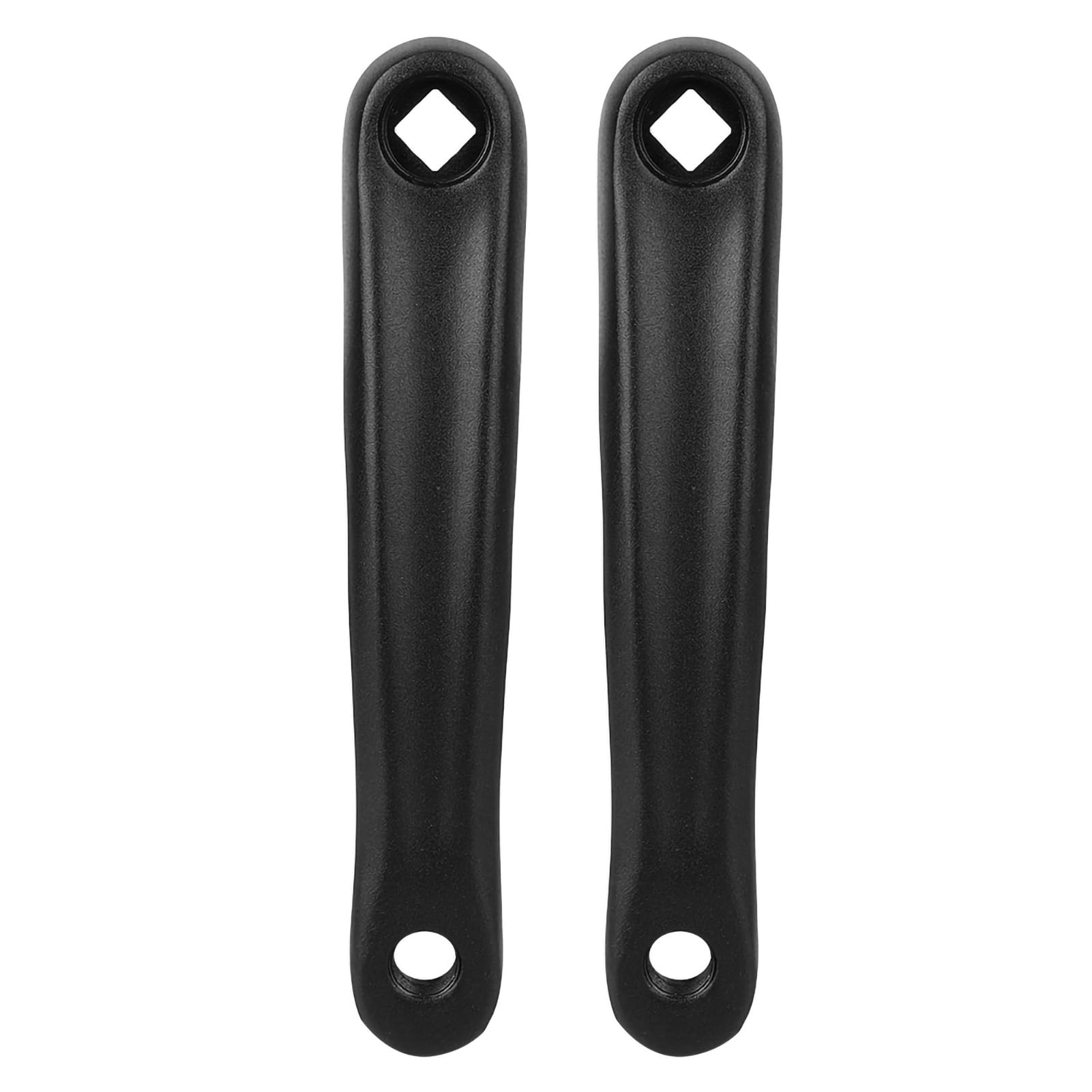 Photo 1 of Leopacat Bike Crank Arm, Bicycle for Electric Folding Hybrid Mountain Bicycle Road Horizontal Hole Drive Motor Black Aluminium Alloy Set Replacement Square Exercise Fixed Gear Bikes