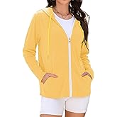 TASAMO Zip Up Hoodie Women Oversized Sweatshirt Long Sleeve 2026 Comfy Lightweight Outfit Jackets Workout Clothe