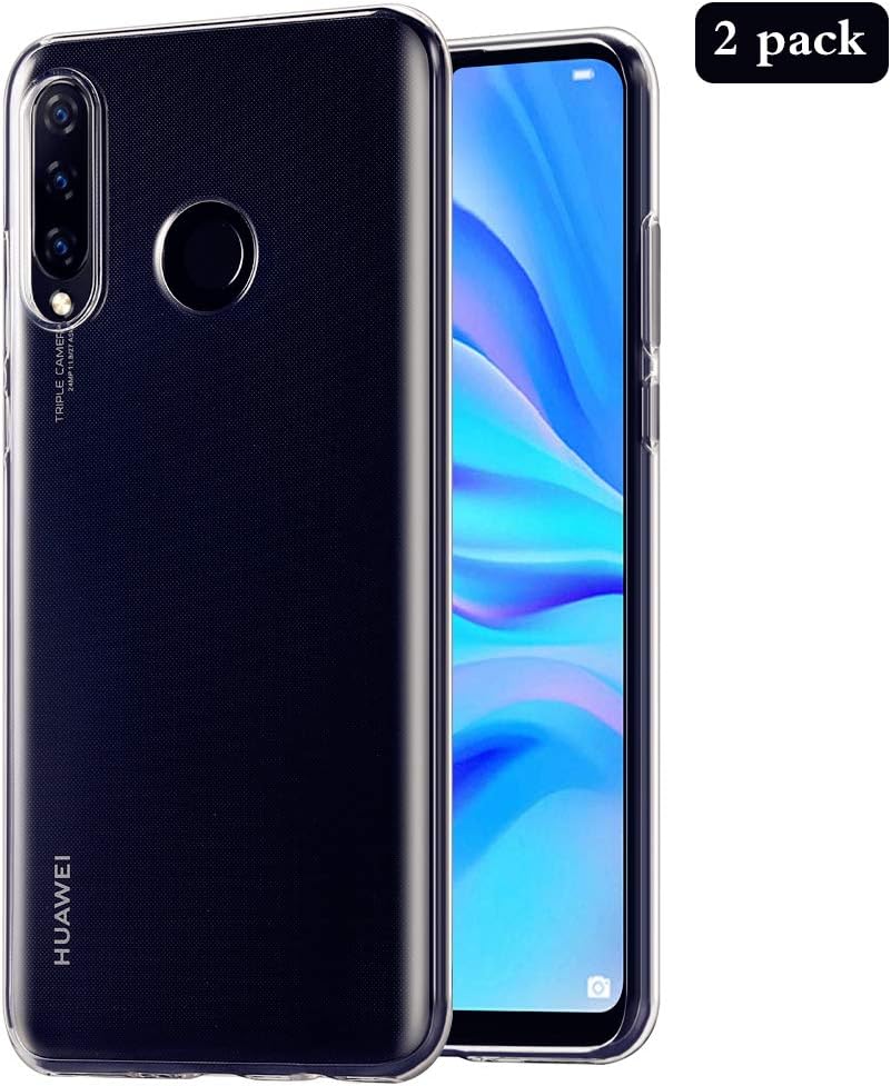 AHABIPERS Transparent Case Compatible with Samsung Galaxy A41 Case, Transparent Soft Silicone TPU Gel Case, Bumper Protective with Slim Protection and Premium Clarity Cover for Samsung A41