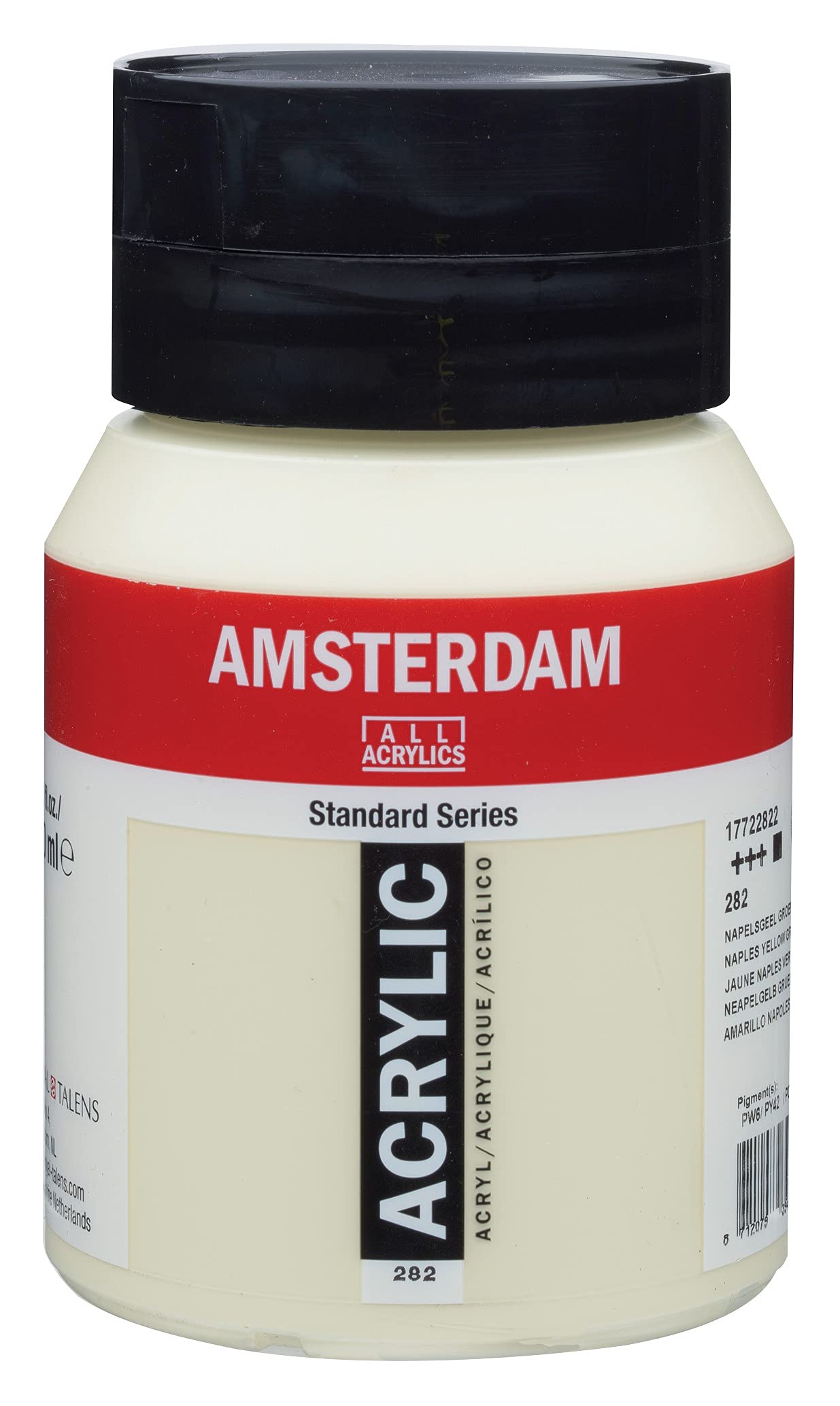 Amsterdam Standard Series Acrylic Jar 500 ml Naples Yellow Green 282 (17722822)