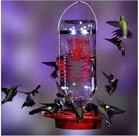 Amazon Com Best 1 Hummingbird Feeder W 32 Oz Glass Bottle Made