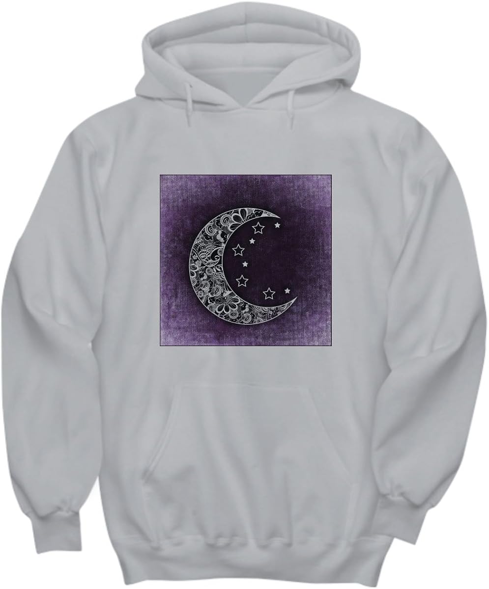 moon hoodie purple