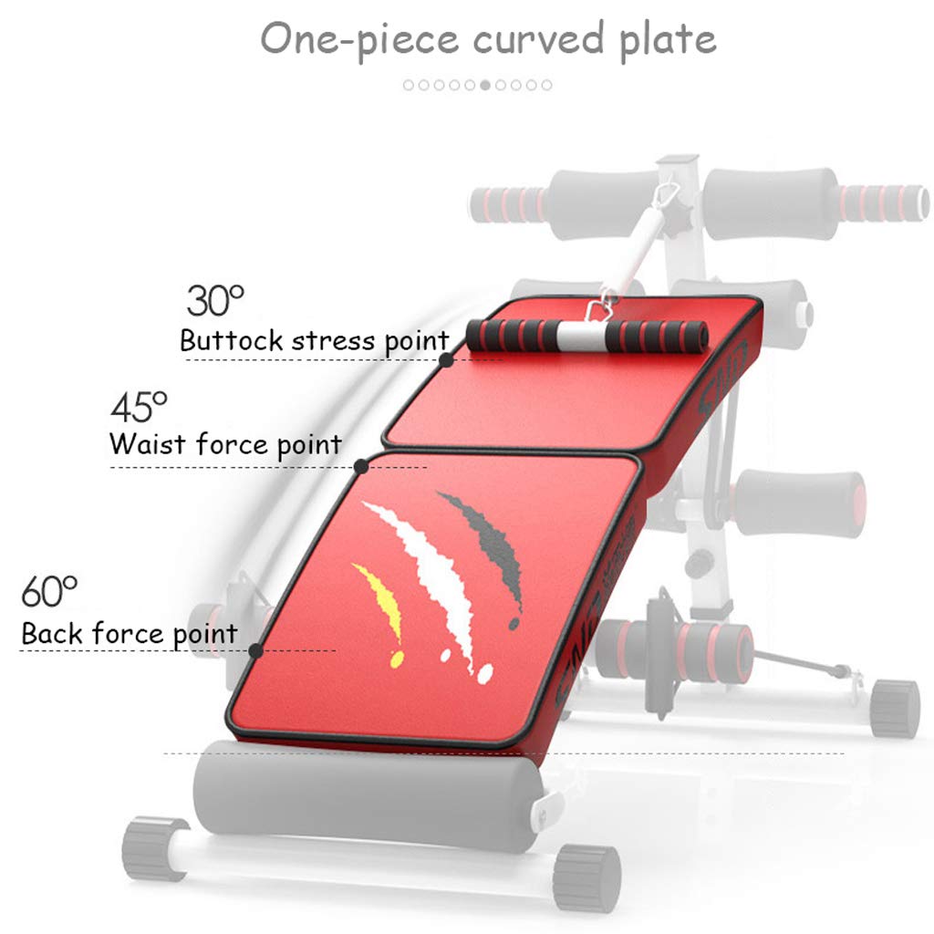  Tx Adjustable Arc Shaped Decline Sit Up Bench