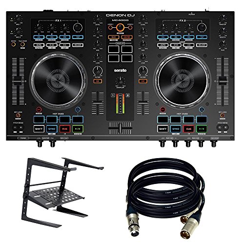 Denon DJ MC4000 2Ch 2Deck Serato DJ Controller New. W/ laptop stand