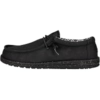 Amazon.com | HEYDUDE Wally Slip Stretch Canvas - Black/Black  display picture 1