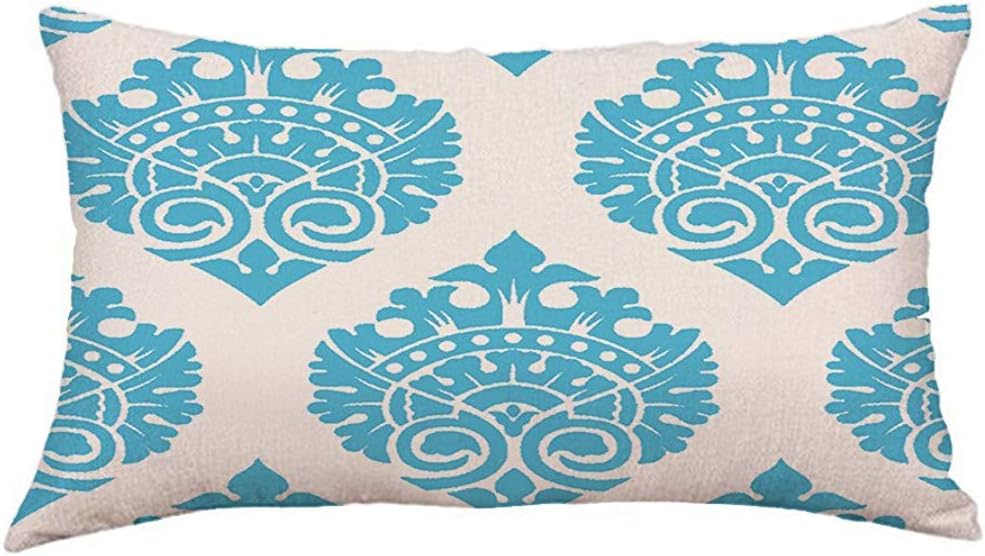 Suo Long Pillow Case Throw Pillows Covers Geometric Lines Rectangle Pillowcase Sofa Throw Cushion Cover Case Square Pillowcase (J)