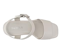 Soda LAUNCH ~ Women Open Toe Ankle Strap Platform