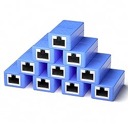 RuiPuo RJ45 Coupler Ethernet Cable Extender Adapter