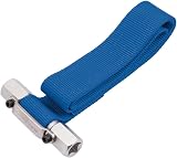 Draper Oil Filter Strap Wrench 280mm 3/8in and 1/2in Sq Dr Tool 56137 Blue view 2