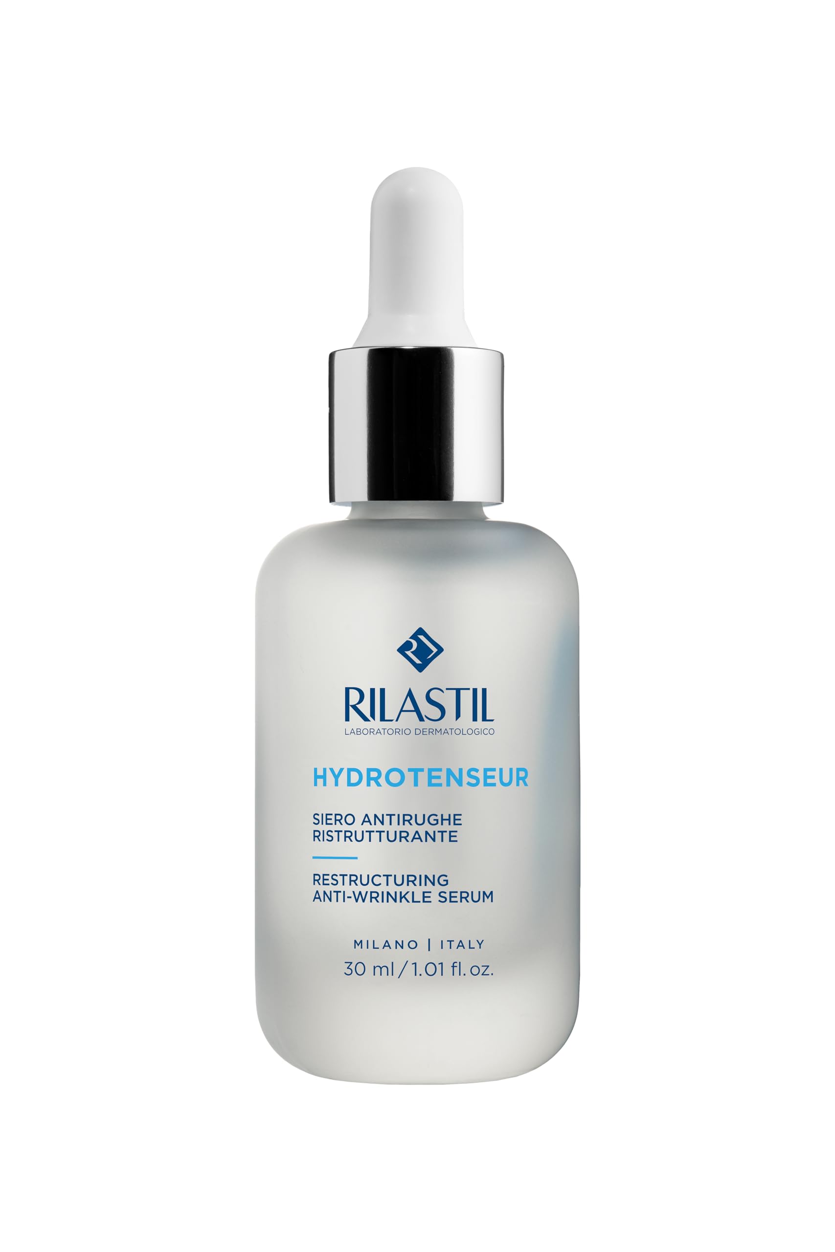 Rilastil Restructuring Anti-Wrinkle Serum, Elastic Action with Hyaluronic Acid, Evening Texture for All Types of Leathers, 30 ml Pack