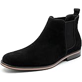 Cestfini Men Chelsea Boots Casual Suede Dress Boots Comfortable Oxfords Ankle Boots for Men