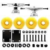 VJ 5.0 Skateboard Trucks (Silver), Skateboard