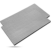 TheDisplayGuys For Your Modern Living 2-Pack 72-Ring Holders Velvet Foam Padding Jewelry Inserts - Tray/Case Liners - Retail Display, Storage (Gray) by The Display Guys