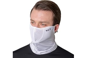 SUIGOLF KOREA (Type B) UV Sun Protection Balaclava Half Face Mask - For Golf, Hiking, Running, Cycling & Outdoor Sports