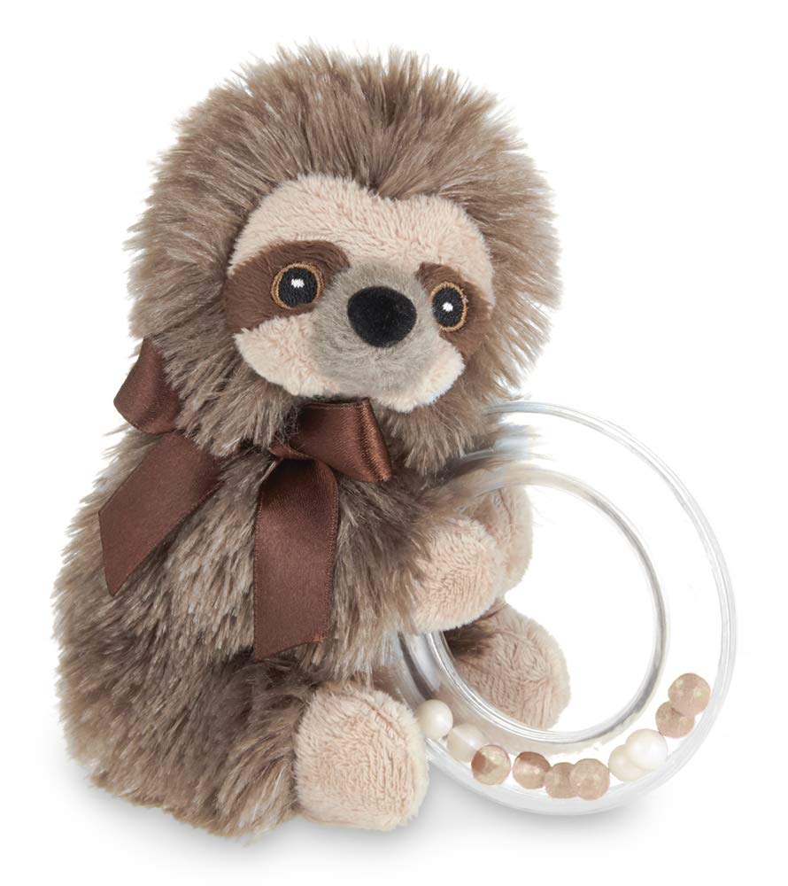 sloth baby rattle