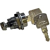 SafeCo Brands Replacement Lock to fit Stack-On Safes (Chrome)