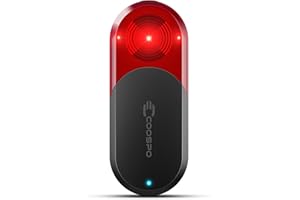 COOSPO TR70 Bike Radar Tail Light, Alerts for Vehicle in 140M, Auto Brake Highlight, 7 Lighting Modes, 40H Long Battery Life,