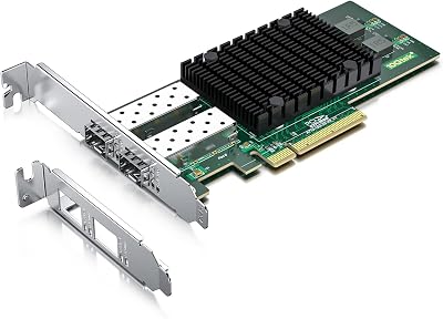 10Gtek 10Gb PCI-E NIC Dual SFP+ Intel X710-BM2 Ethernet Adapter