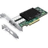 10Gtek 10Gb PCIe&zwnj; SFP+ NIC Network Card, Compare to Intel X710-DA2 | with Original Intel X710-BM2, Dual SFP+ Port, PCI Express Ethernet LAN Adapter, Support Windows Server/Windows/Linux/ESX