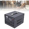 Step UP/Down Transformer 220v to 110v, 5000W Voltage Converter 220 to 110 120v to 240V Heavy Duty Power Transformer Automatic Voltage Regulator Stabilizer Circuit Breaker Protection