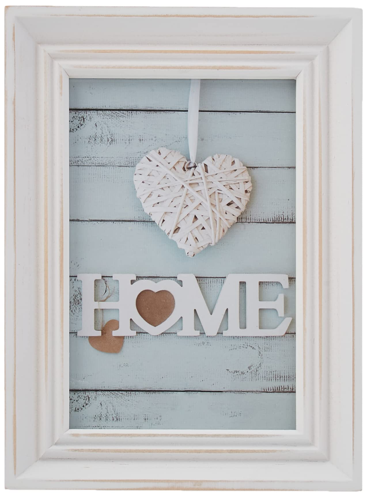 Zep Photo frame, Wood, White, 10 x 15 x 2.3 cm