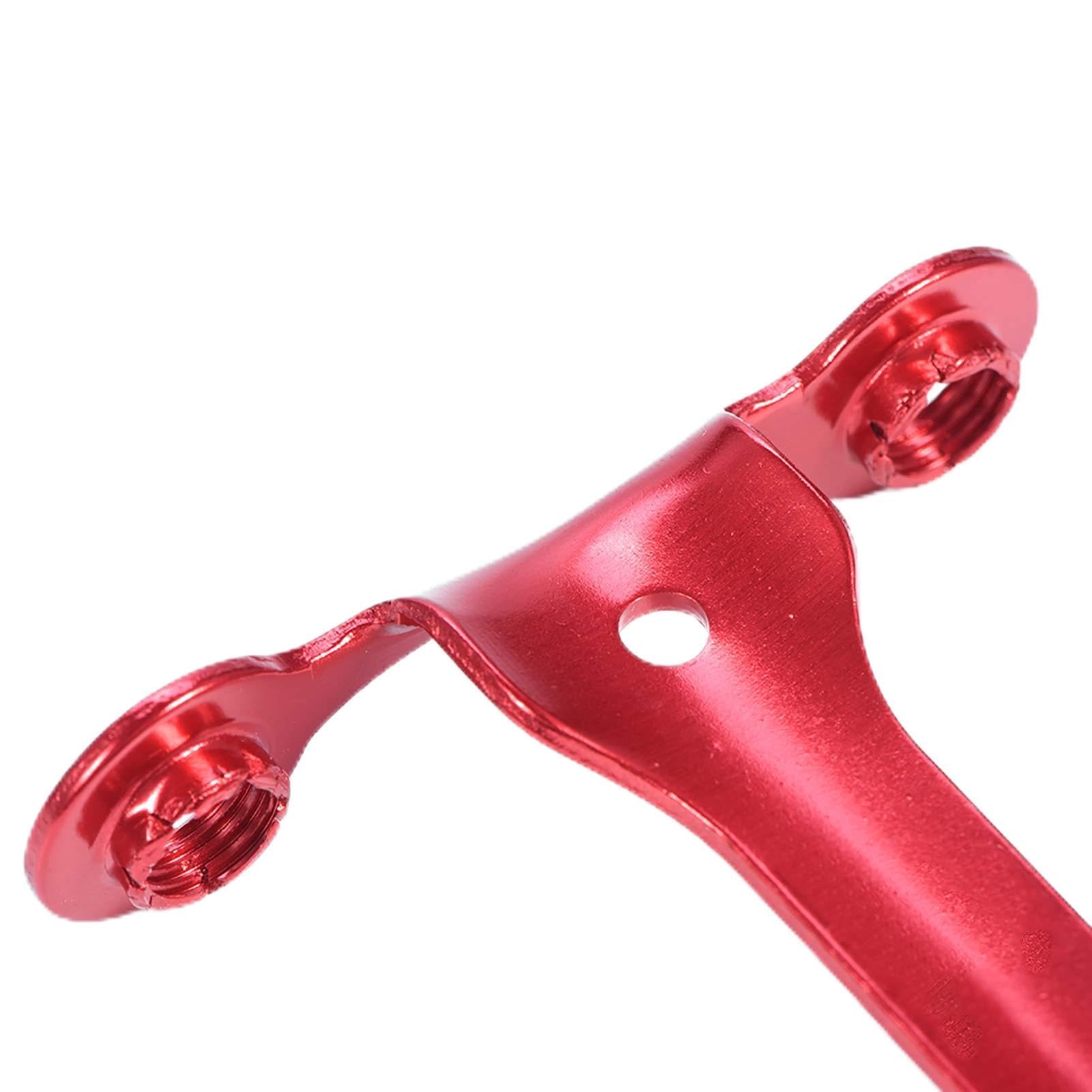 Dilwe Bike CO2 Cartridge Holder, Compact Bike Inflating CO2 Cartridge Bracket Holder Riding Accessory for Road Mountain Bike (red)