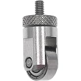 Roller Contact Point For Inch Dial Indicator Depth Gauge Tool 10mm Diameter Wheel 4-48 UNF Thread