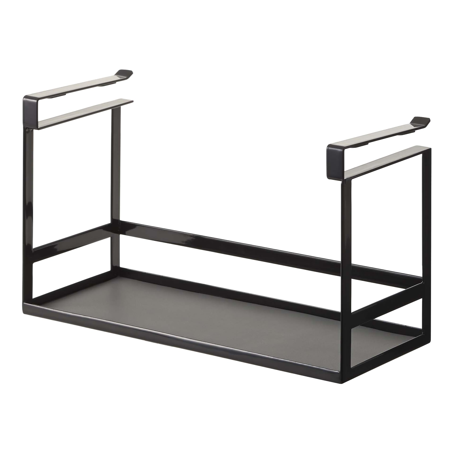 Yamazaki 2466-P Home Under Shelf Spice Rack and Organizer for Kitchen Cabinets | Steel | Undershelf Solution, One Size, Black