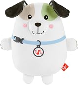 Fisher-Price Calming Vibes Puppy Soother Plush, Portable Sound Machine HTJ68