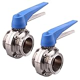 DERNORD 2 Pack Butterfly Valve with Blue Trigger