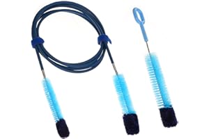 CPAP Tube Cleaning Brush Stainless Steel 6.27 Feet and 5.67 Inch Handy Cleaning Brush CPAP Tube and Mask Cleaning Brush Suita
