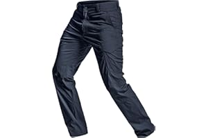CQR Men's Quick Dry Tactical Pants, Water Resistant Outdoor Pants, Lightweight Stretch Cargo Work Hiking Pants