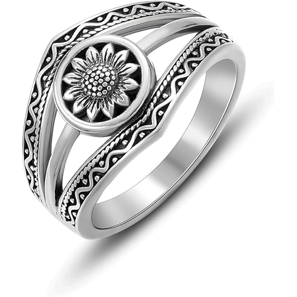 Amazon.com: Cuteshop zx194 正品女款925 純銀戒指橢圓形切割天然波希