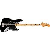 Squier Classic Vibe 70s Jazz Bass, Black, Maple Fingerboard