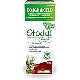 Boiron Stodal Herbal Syrup – Plant-Based Formula for Cough & Cold symptoms, 150ml Bottle. Suitable for ages 5 to 14 years