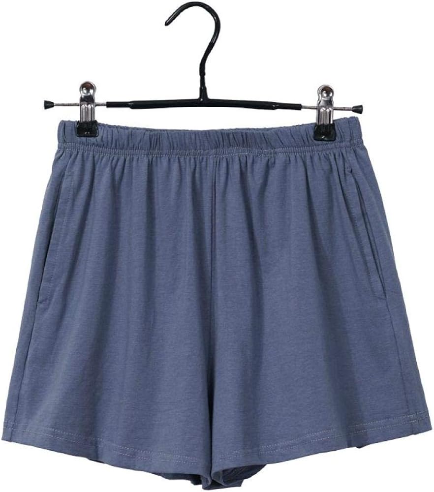QUAYTAY Loose Soft Cotton Spandex Shorts Black Blue Casual Running