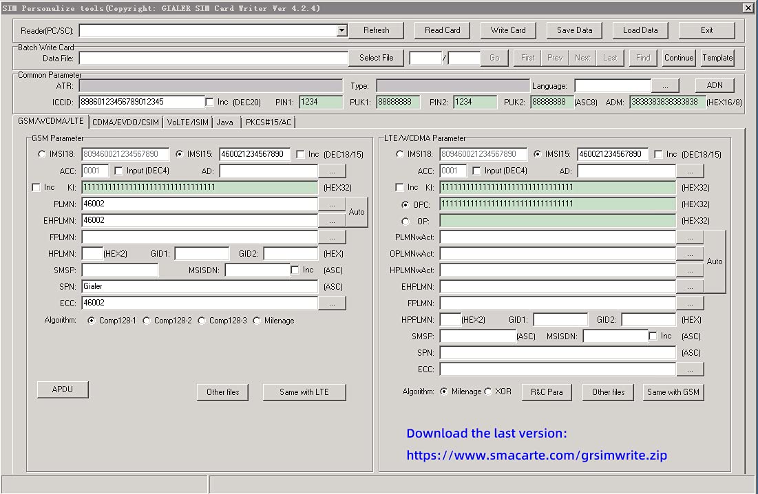 10pcs Writable Programmable SIM Card 4G LTE WCDMA GSM Nano Micro 2FF 3FF 4FF Blank USIM Card for Telecom Operator(10pcs)