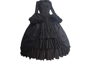 GOFLIC Women Marie Antoinette Ball Dresses Court Rococo Baroque 18Th Century Lolita Dress Renaissance Dress Victorian Gown