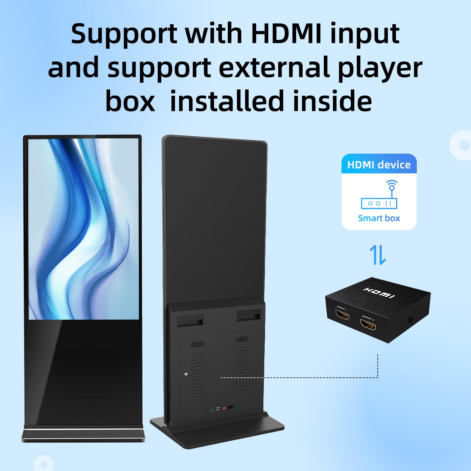 Mua QIXZOCV MWE 43 Inch Indoor Floor Standing Digital Signage ...