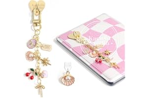 Kaciola Charm Chains for E-Reader with a Type C Charm, Cute E-reader Phone Charms Bracelets Accessories Gift for Reader Booklovers, Charms Compatible for E-Reader (E)