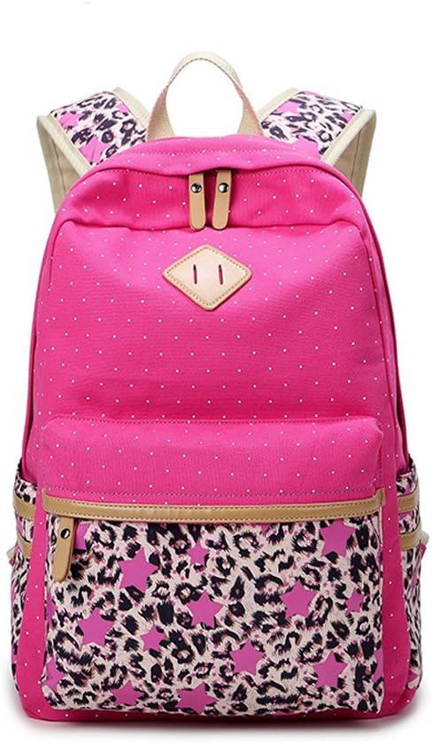 Inwagui Backpack Pink Red Pink-red