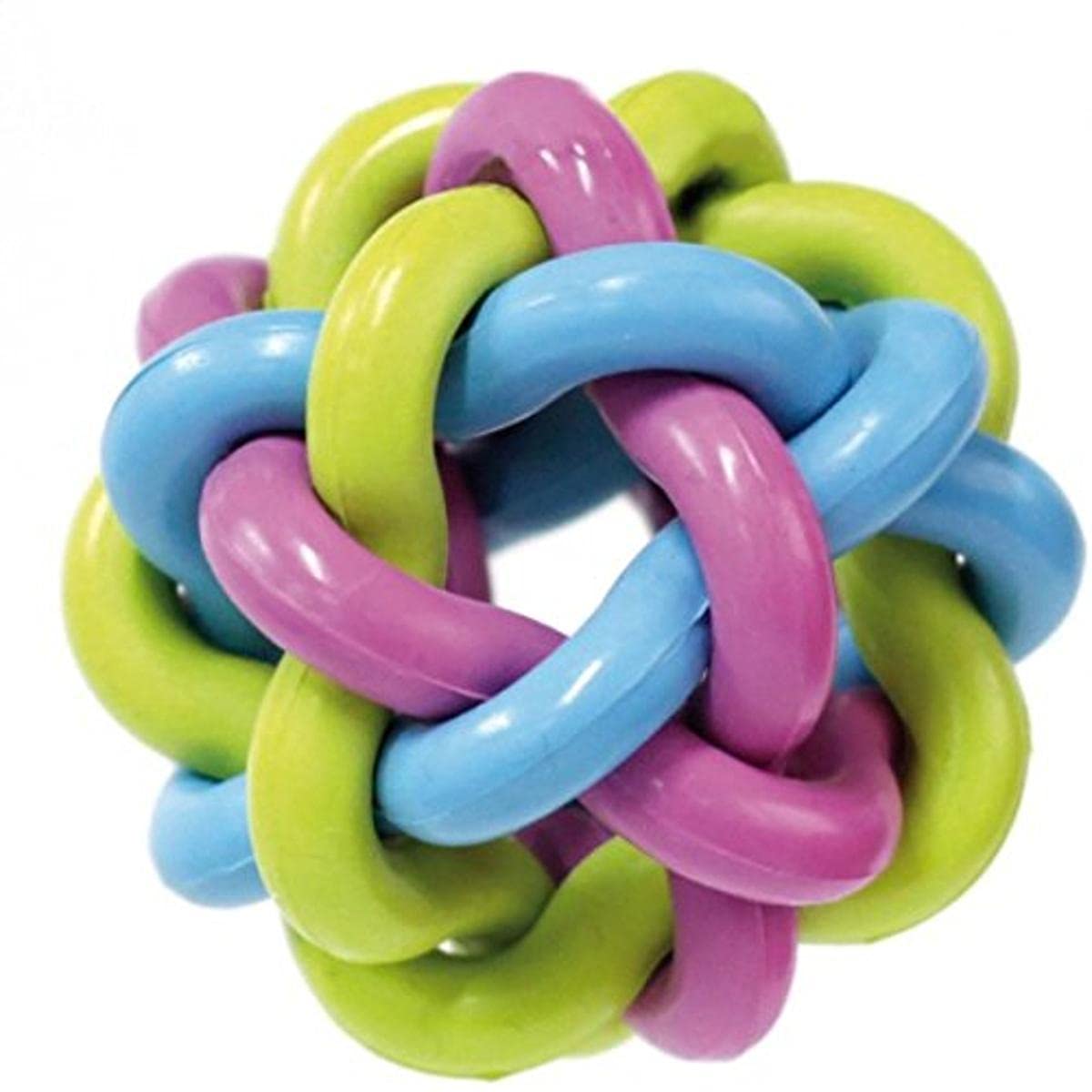 Croci Gum Toy Twisted Ball, 7.5 cm