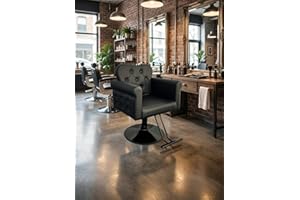 Professional Salon Chair for Hair Stylist, Heavy Duty Hydraulic Styling Chair with 360° Swivel & Lock, Comfortable Barber Cha