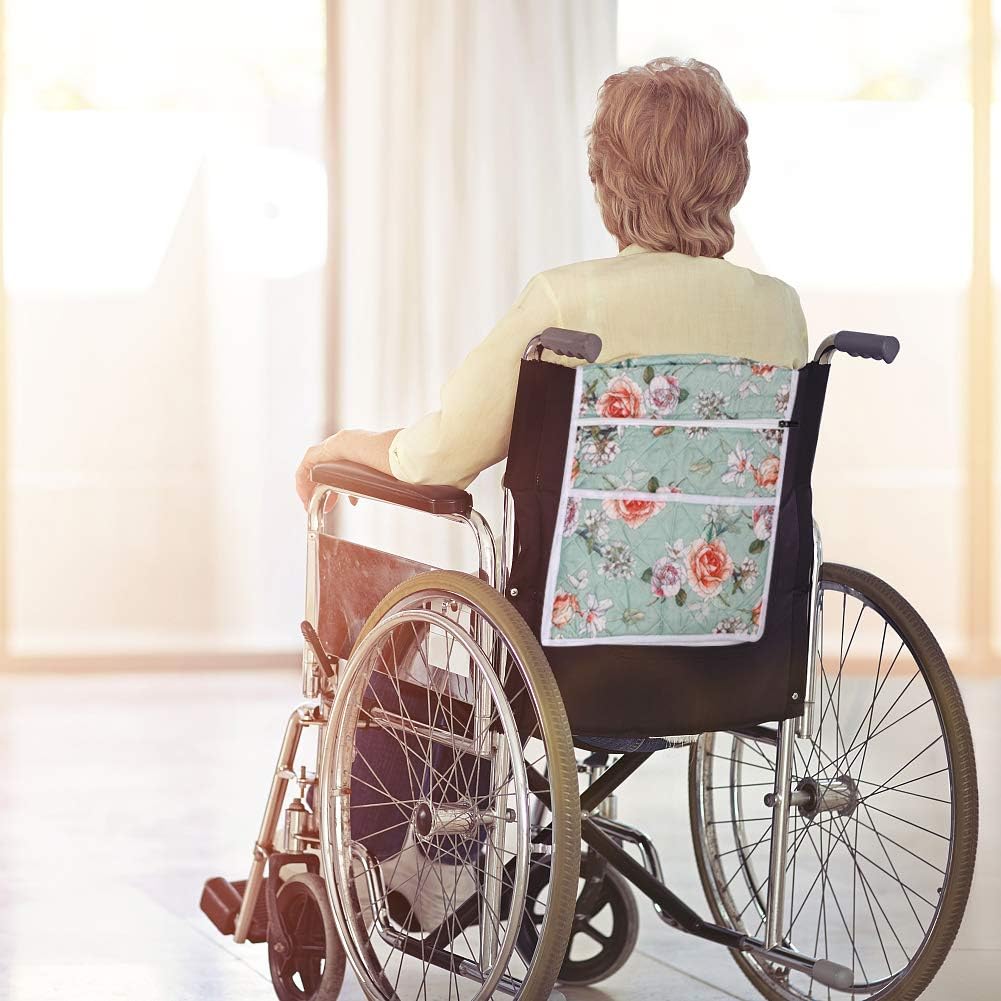 Fushida Walker Bag,Wheelchair Bags Double-Sided Quilted Walker Tote Bag,Durable Walker Rollator Scooter Accessory Wheelchair Storage Organizer Pouch Caddy for Elderly,Handicap,Disabled and Senior: Health & Personal Care