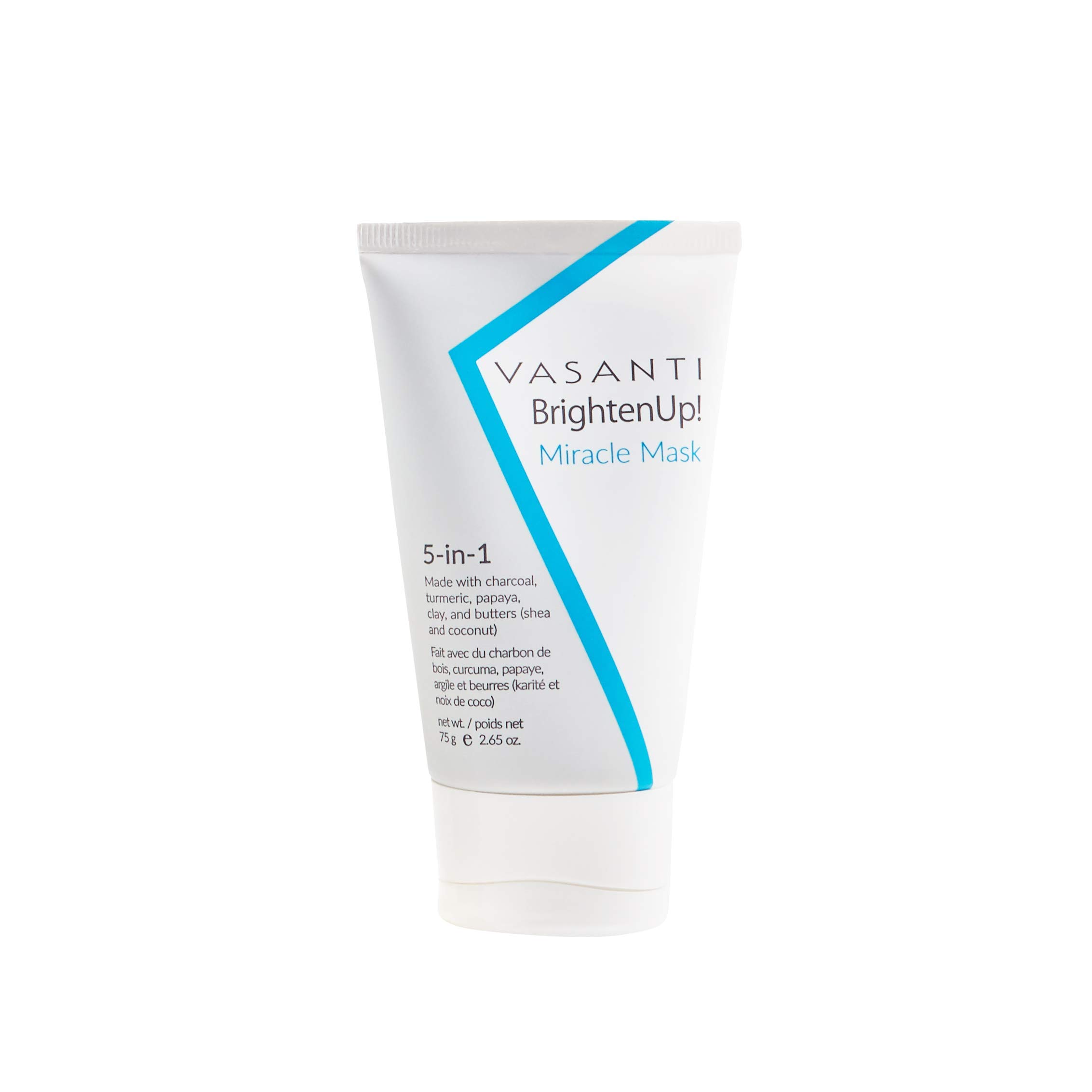 VASANTI Brighten Up! Miracle Mask - Hydrates Brightens Softens Skin Natural Paraben Free Vegan Facial Skincare