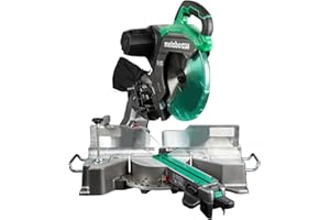 Metabo HPT 12-Inch Dual Bevel Sliding Miter Saw, 4000 RPM No-Load Speed, 45° Left and Right Bevel Range, Precision Miter Angles, 9 Detent Stops, Xact Cut Shadow Line, C12RSH3