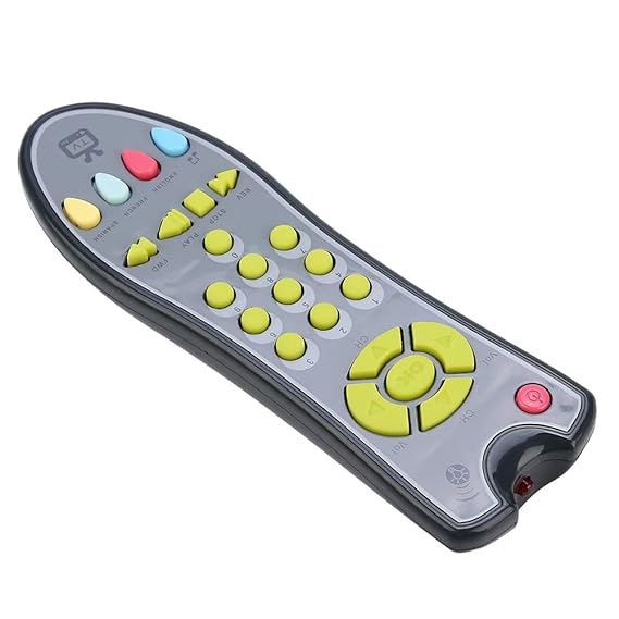 Baby Remote Control Toy Toy Phone Safe NonToxic Baby Toy for Baby(Gray