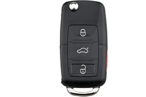 Kilessgo Fits for Volkswagen Beetle Golf Jetta Passat 2003 2004 2005 2006 Key Fob 1J0-959-753-DC 315MHz 48 4 Buttons