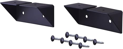 Amazon 平安伸銅工業 Labrico Diy収納パーツ 棚受 シェルフサポート アイアン 屋外使用可 ブラック Ixk 2 Diy収納 用パーツ キット