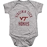 Virginia Tech Official Hokies Logo Unisex Infant Snap Suit for Baby